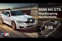 La nouvelle BMW M4 GTS fait le Nurburgring en 7:28