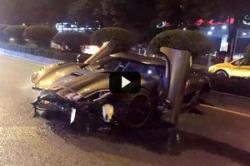 Crash d'une Koenigsegg AGERA R en Chine