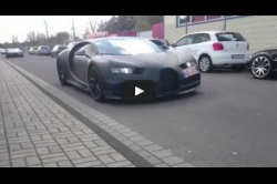 Test routier du prototype Bugatti Chiron