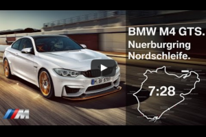 La nouvelle BMW M4 GTS fait le Nurburgring en 7:28